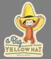 A BIG YELLOW HAT ステッカー 「Curious George」