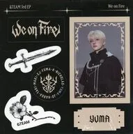 YUMA(＆TEAM) ステッカーシート 「CD We on Fire 通常盤」 封入特典