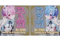 レム＆ラム パブミラー風アクリルステッカー 「Re：ゼロから始める異世界生活」 月刊コミックアライブ 2026年7月号 別冊付録