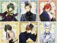 6-Type Set Shirousagi Kingdom Colored Paper Colored Core "Ichiban KUJI Tsukiuta ~ Rabbits Kingdom ~" E Prize