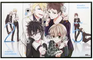 集合 創刊25周年記念 ミニ屏風型描き下ろし複製サイン色紙 「青春×機関銃」 月刊Gファンタジー 2018年4・5月号 応募者全員サービス品