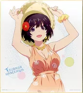 羽川翼 色紙 色コレ 「一番くじ ＜物語＞シリーズ～暦ノ夏ノ一齣～」 F賞