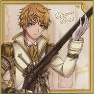 Brown Bess "The Thousand Musketeers Limited shop in Shinjuku Marui Annex Stand Mini Shikishi"