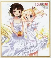 Kin-iro Mosaic mini colored paper "Manga Time Kirara Exhibition" Melon Books advance ticket + Manga Time Kirara Comics simultaneous Purchase benefits