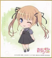 澤村・スペンサー・英梨々(劇場版ビジュアル) ミニ色紙 「冴えない彼女の育てかた Fine icy tail Party×アニON STATION」 フード注文特典
