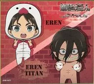 エレン・イェーガー＆エレン・イェーガー(巨人) まめ色紙 「進撃の巨人 in JOYPOLIS -Season3- 第1弾」 カーニバルゲーム 中当たり景品