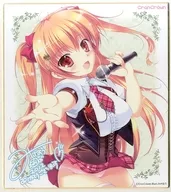 宇佐美彩乃 複製サイン入り色紙 「みけおう先生描き下ろしオリジナル美少女 B1ダブルスエードタペストリー」 購入特典