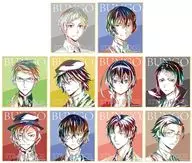 10-Type Set "BUNGO STRAY DOGS Trading Ani-Art Mini Colored Paper"