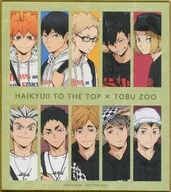 Collection mini colored paper "Haikyu! TO THE TOP× Tobu Zoo illustration leisure ver. Trading mini colored paper" event & AMNIBUS limited box Purchase benefits