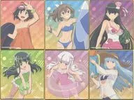 全6種セット ミニ色紙 「痛いのは嫌なので防御力に極振りしたいと思います。WEBくじ」 D賞