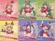 6-Variety Set Mini Color Paper "WHEN THEY CRY WEB KUJI Hinamizawa Christmas Diner" D Award