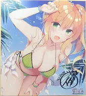 八乙女華江 イチリ先生描き下ろし色紙 「缶詰少女ノ終末世界」 げっちゅ屋限定 応援キャンペーン