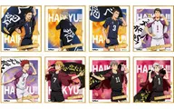 8-Type Set "Haikyu! hot stamping Mini Colored Paper Collection"