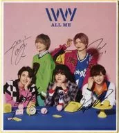"IVVY 『 ALL ME 』 Online lottery" B prize from IVVY's original colored paper (all members are with signature)