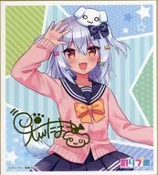 犬山たまき(サイン/箔押し) 「バーチャルYouTuber のりプロ のりプロカフェ -Summer 2021- in AkibaVTuberCafe ミニ色紙」