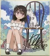 カントクイラスト 複製サイン色紙 「神絵祭-夢-」 お買い物特典