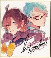 瀬戸内大海＆西村さゆ 複製サイン入り色紙 「死に損ないアガペー」