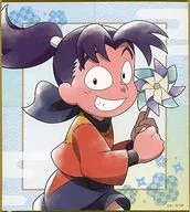 摂津のきり丸 「忍たま乱太郎 描き下ろしイラスト みんなで下町散策の段ver. トレーディングミニ色紙 ver.A」