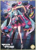 初音未来(2020/夏祭)"Flat Gachapon初音未来Magical Mirai 10 th Anniversary Memorial色纸收藏品"