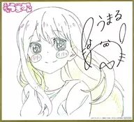Doma Umaru Duplication with signature Duplication Original Mini Shikishi "Blu-ray/DVD Himouto! Umaru-chan Vol. 1" Amazon First Order Reservation / Purchase benefits