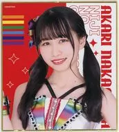 中村朱里 ミニ色紙 1(衣装：袖なし) 「DMMスクラッチ! 虹のコンキスタドール武道館公演開催記念 スクラッチ」 D-17賞