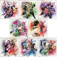 全8種セット 色紙 色コレ 「一番くじ 仮面ライダーギーツ with レジェンド仮面ライダー」 F賞