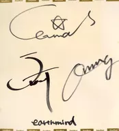 earthmind亲笔签名色纸