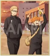 "Haikyu! Trading Mini Colored Paper -One Fine Day!" by Fireflies HINATA SHOYO and Tsukishima