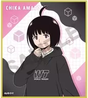 雨取千佳 「ワールドトリガー トレーディングミニ色紙 パーカー第2弾」