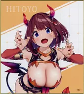 一夜(デザインG) ミニ色紙 「DMMスクラッチ! イラストレーター ぼに～」 D-8賞