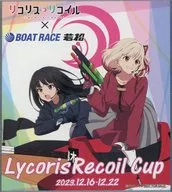 錦木千束＆井ノ上たきな ミニ色紙 「リコリス・リコイル×ボートレース若松」 ソラリアライオン広場会場限定コラボグッズ抽選会景品