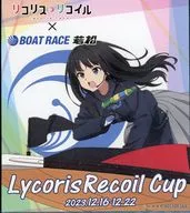 井ノ上たきな ミニ色紙 「リコリス・リコイル×ボートレース若松」 ソラリアライオン広場会場限定コラボグッズ抽選会景品