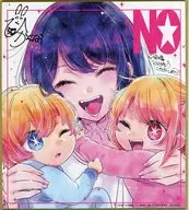 アイ＆アクア＆ルビー キャラクターデザイン平山寛菜描き下ろしミニ色紙 「【推しの子】Mother ＆ Children 復活上映」 2週目入場者特典