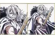 Conjunto de 2 tipos "Kimetsu no Yaiba Post Practice Edition ×ufotable Cafe× Machi ★ Asobi CAFE Realtime Café en tiempo real Post Illustrated Post Illustrated Mini Shikishi of Random Design"