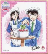 工藤新一＆毛利蘭 色紙 「名探偵コナン 連載30周年記念カフェ」