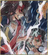 積怒＆可楽 「鬼滅の刃 全集中展 刀鍛冶の里編・柱稽古編 作画スタッフ全集中複製ミニ色紙 F」