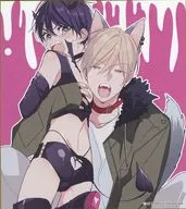 楪郁巳＆常盤蒼司(猫コスプレ) 「ナカまであいして展-百瀬あん- ミニ色紙コレクション」
