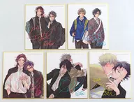 5-Type Set "Suzumoronta Sensei kan Love & Kyu Lei ×Cafe Ichibanboshi Mini Colored Paper"