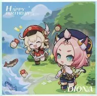 ディオナ 佳辰寄意シリーズ 色紙 「原神」