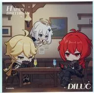 ディルック 佳辰寄意シリーズ 色紙 「原神」