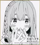 桜沢墨 ミニ色紙 「PS4/Switchソフト 彼女、お借りします -水平線と水着の彼女-」 予約購入特典