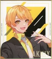 あっきぃ(AMPTAKxCOLORS)/スーツ ランダムミニ色紙(2023 Summer ver.)