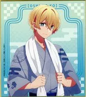 Aqua (Yukata) "[Sugukoko] × gokurakuyu ・ RAKU SPA Gokuraku Suguki-no-yu meguri Season2 trading colored paper"