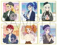全6種セット 「アイカツ! ミニ色紙コレクション/お忍び食べ歩きVer.」