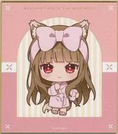 Hollow (Mini Character / pink) mini colored paper "DMM Scratch! Spice and Wolf MERCHANT MEETS THE WISE WOLF" D-3 Prize