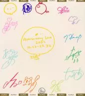 22/7(ナナブンノニジュウニ) ライブ出演メンバー全員分直筆サイン入り色紙(22/7 ANNIVERSARY LIVE 2022) 「CD 神様だって決められない 完全生産限定盤A+完全生産限定盤B+初回生産限定盤+通常盤セット」 Sony Music Shop24時間限定予約特典