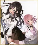 デザインD ミニ色紙 「くじ引き堂 ギルドの受付嬢ですが、残業は嫌なのでボスをソロ討伐しようと思います オンラインくじ」 D-4賞