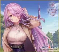 Special entrance picture ticket for "Heaven Barnes Red in Tokyo Tower ~ Operation to take back the tower ~" mini colored paper drawn by Kura Satomi