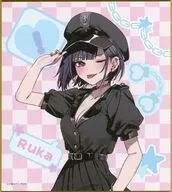 浜薔薇輝子(描き下ろしイラスト) ミニ色紙 「DMMスクラッチ! 好都合セミフレンド スクラッチ」 E-3賞