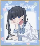 デザインE ミニ色紙 「DMMスクラッチ! バーチャルYouTuber 天羽しろっぷ スクラッチ」 D-5賞